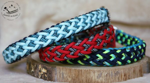 Collier en paracorde à personnaliser