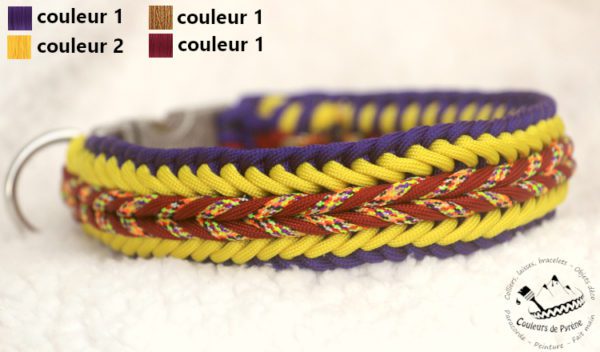 collier en paracorde pour chien