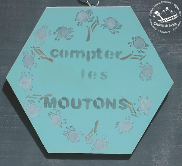 Décoration pour enfants "compter les moutons"