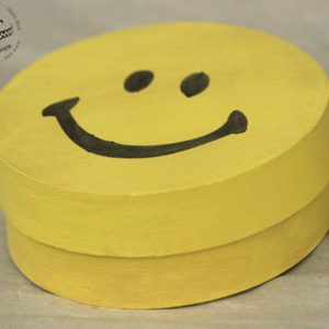 Boite smiley en bois
