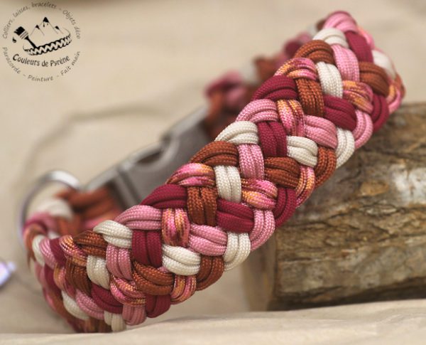 collier pour chien coloré en paracorde