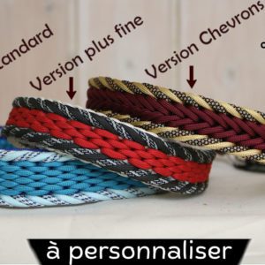 collier en paracorde à personnaliser
