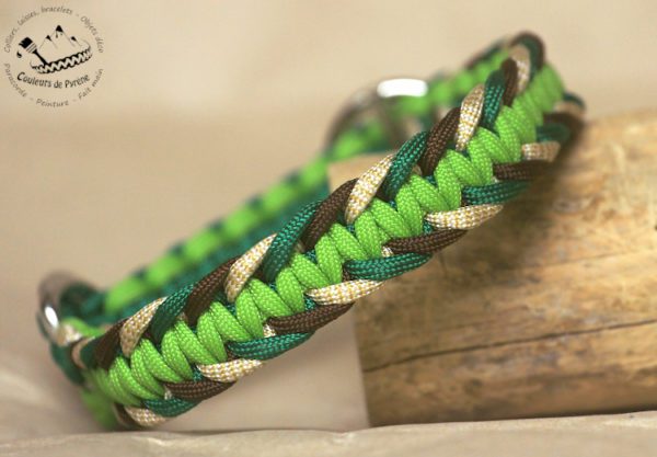 collier réglable pour chien en paracorde
