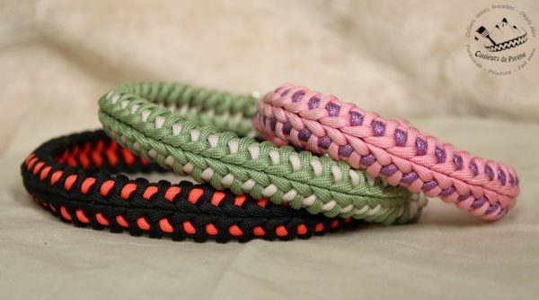 colllier en paracorde à personnaliser