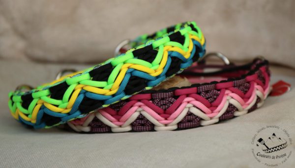 collier en paracorde pour chien, à personnaliser