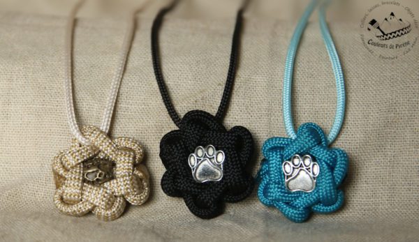 pendentif en paracorde