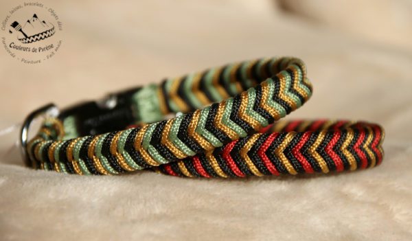 collier en paracorde pour petit chien