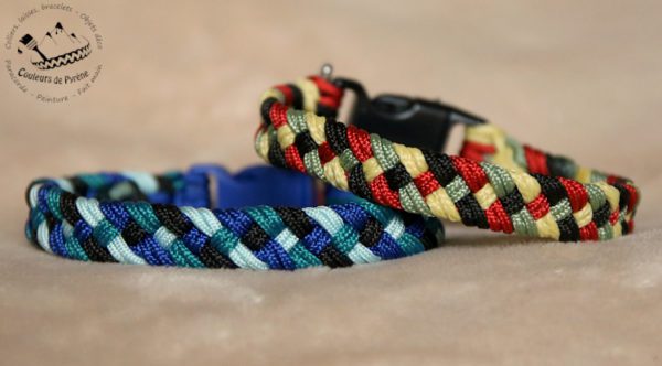 collier en paracorde pour petit chien