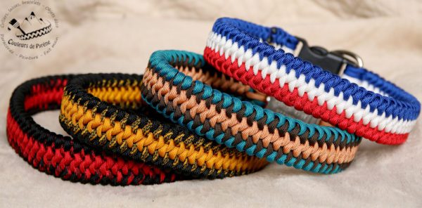 collier en paracorde pour chien