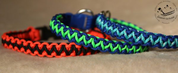 Collier en paracorde pour petits chiens et chat