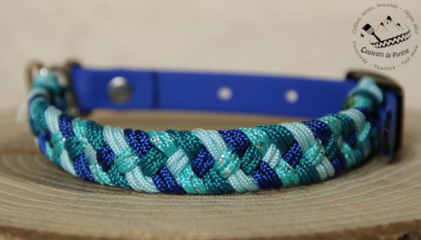 collier en paracorde réglable pour petit chien