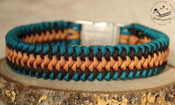 collier en paracorde pour chien
