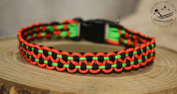 collier en paracorde pour petit chien