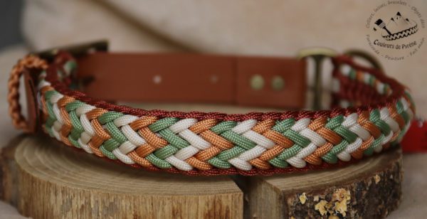 collier en paracorde et biothane