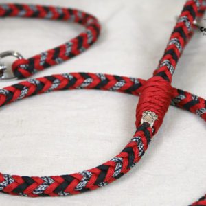 laisse 2 poignées en paracorde