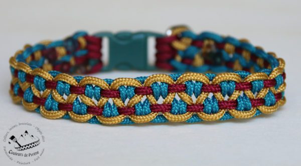 collier en paracorde pour petit chien