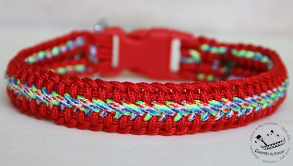 collier en paracorde pour petits chiens