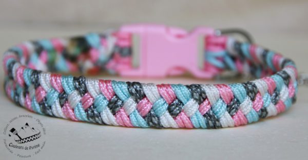 collier en paracorde fine pour petit chien