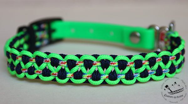 collier en paracord epour petit chien