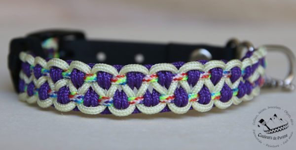 collier en paracorde fine pour petit chien