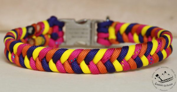 collier en paracord epour chien