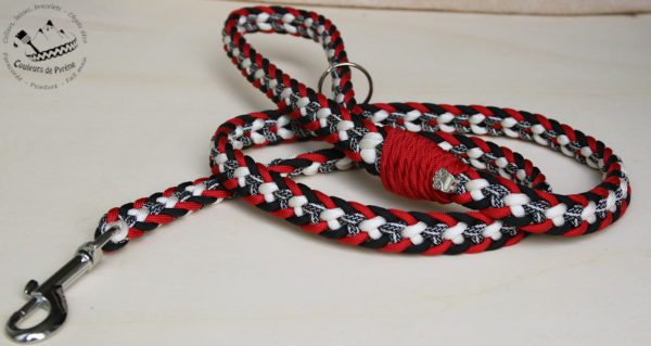 laisse en paracorde pour grand et moyen chien