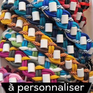 collier anti-tiques avec perles céramiques EM