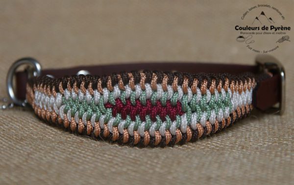 collier en paracorde fine pour petit lévrier