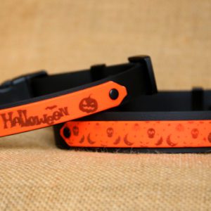 colliers en biothane Halloween