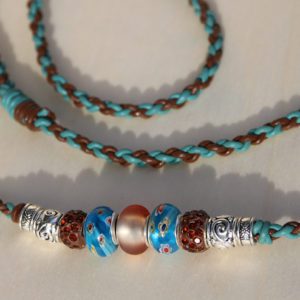 laisse d'exposition en cuir