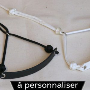 laisse d'exposition avec mentonnière