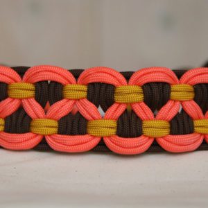 Collier PIMENE orange et marron (40cm)