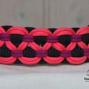Collier PIMENE noir et rose (36.5cm)